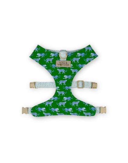 Leopard Parade Reversible Dog Harness - XXL