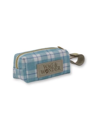Seaside Plaid Waste Bag Holder