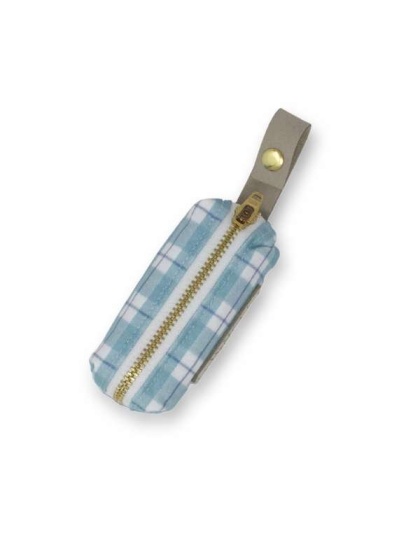 Seaside Plaid Waste Bag Holder