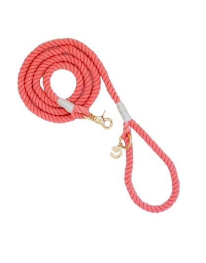 Spiced Coral Rope Dog Leash