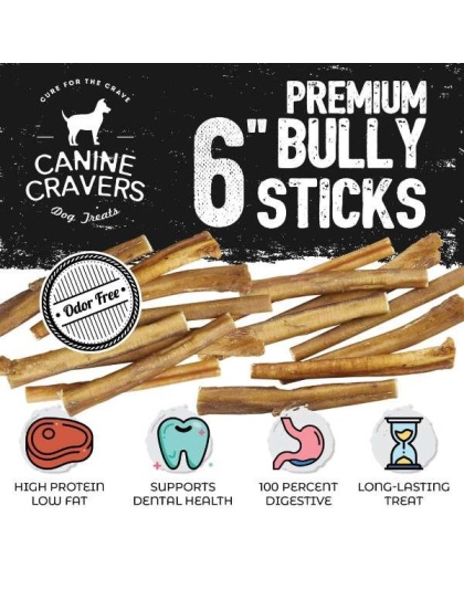 Premium Beef Bully Stick - 6" Inch