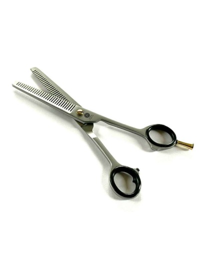 Pet Grooming Double Teeth Trimming Shears German Stainless - 7.5"