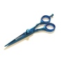 German Stainless Professional Dog Pet Grooming Shears Blue Color  - 5.5"