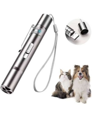 Red Laser Pointer for Cats Dogs 3 Multi-mode Interactive Toy