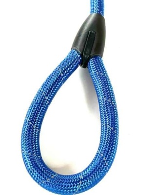 Large Dog Leash Rope Heavy Duty Reflective Nylon Material Excellent 3ft Size Blue