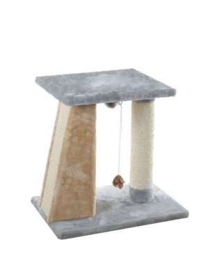 Armarkat  2 Level Platform Scratcher Real Wood Cat Post