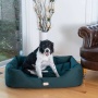 Armarkat Bolstered Dog Bed, Anti-Slip Pet Bed, Laurel Green - L