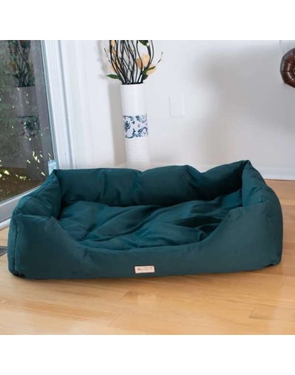 Armarkat Bolstered Dog Bed, Anti-Slip Pet Bed, Laurel Green - L