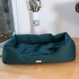 Armarkat Bolstered Dog Bed, Anti-Slip Pet Bed, Laurel Green - L