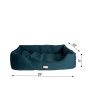 Armarkat Bolstered Dog Bed, Anti-Slip Pet Bed, Laurel Green - L