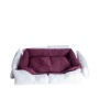 Armarkat Bolstered Dog Bed, Burgundy,In M/L/XL 3 Sizes - L