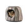 Gray - Armarkat Cat Cave Shape Bed W Anti- slip Base, Cushion Mat