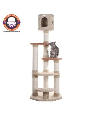Armarkat Cat Climber, Real Wood Cat Junggle W Sisal Carpet