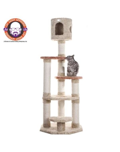 Armarkat Cat Climber, Real Wood Cat Junggle W Sisal Carpet
