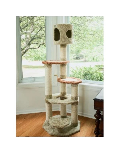 Armarkat Cat Climber, Real Wood Cat Junggle W Sisal Carpet