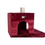 Burgundy - Armarkat Cat Tower Real Wood Cat Condo House 69"
