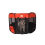 Armarkat PP002R-XL Portable Pet Playpen In Bk and Rd Combo