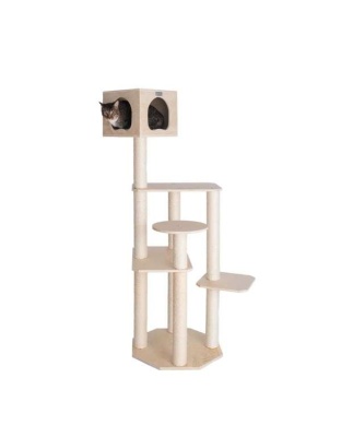 Armarkat Premium Scots Pine 69-Inch Cat Tree W Five Levels