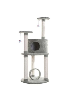 Armarkat Real Wood Cat Condo, Sisal Covered Scratcher