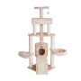 RED - Armarkat Real Wood Spacious Thick Fur Cat Tower W Lounge