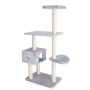 GleePet 57-Inch Cat Tree Real Wood Climbing Perch Gray