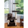 GleePet 59-Inch Brown Cat Tree Real Wood Cat Hammock
