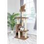 Real Wood 3-Level Carpeted Cat Tree Condo, Kitten Climber