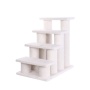 Real Wood 4 Steps Ramp For Dogs, Cats, Cat Step Stairs Ramp