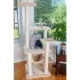 Real Wood 65" Cat Tree With Hammock, Playhouse A6501