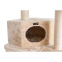 Real Wood 72" H Pet Cat Tower W Lounge Basket, Perch, A7204