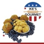 Ike's Gourmet Blueberry Muffin Dog Treat Cookies - Real Fruit Shortbread Cookies Vegan and All-Natural Grain and Gluten Free Made in USA - 8 oz. Resealable & Reusable Standing Pouch with Interior Zipper