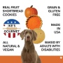 Ike's Gourmet Pumpkin Pie Dog Treat Cookies - Real Fruit Shortbread Cookies Vegan and All-Natural Grain and Gluten Free Made in USA - 8 oz. Resealable & Reusable Standing Pouch with Interior Zipper