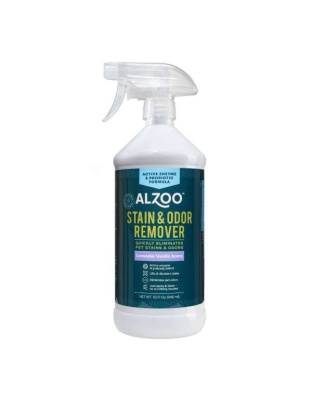 ALZOO Enzymatic Stain & Odor Remover Lavender Vanilla, 16oz - 32oz Lavender Vanilla
