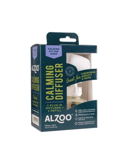 ALZOO Plant-Based Calming Diffuser Plug-in Kit for Dog
