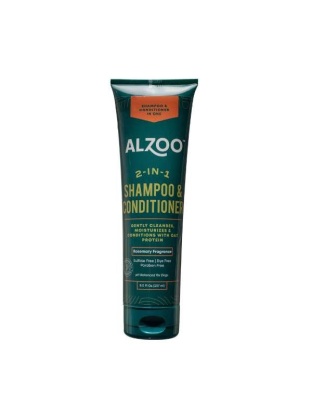 ALZOO Plant-Based 2-in-1 Shampoo with Conditioner for Dogs, 8oz