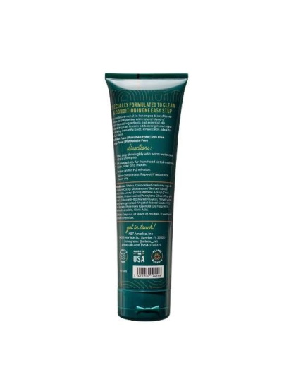 ALZOO Plant-Based 2-in-1 Shampoo with Conditioner for Dogs, 8oz