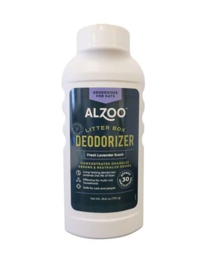 ALZOO Plant-Based Cat Litter Deodorizer Fresh Lavender, 26.6oz