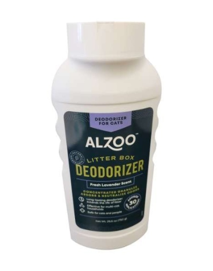 ALZOO Plant-Based Cat Litter Deodorizer Fresh Lavender, 26.6oz
