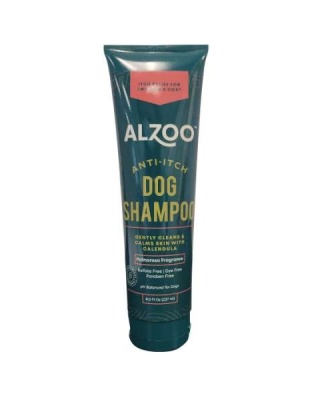 ALZOO Plant-Based Anti-Itch Dog Shampoo, 8oz - 8oz