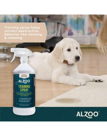 ALZOO Plant-Based Dog/Cat Indoor Training Spray, 32oz - 32oz