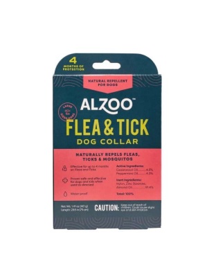 ALZOO Plant-Based Flea & Tick Collar Large Dog - Large
