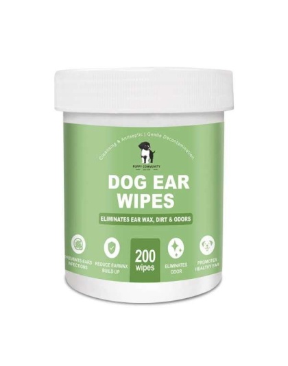 Dog Ear Wipes by Puppy Community