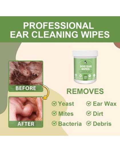 Dog Ear Wipes by Puppy Community