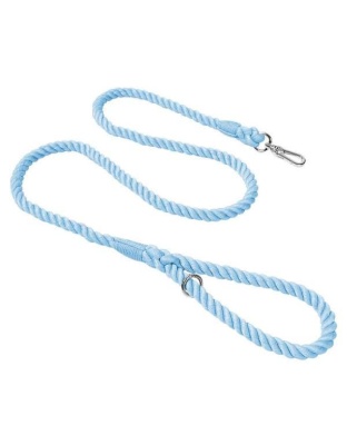 Baby Blue - Rope Leash by Puppy Community