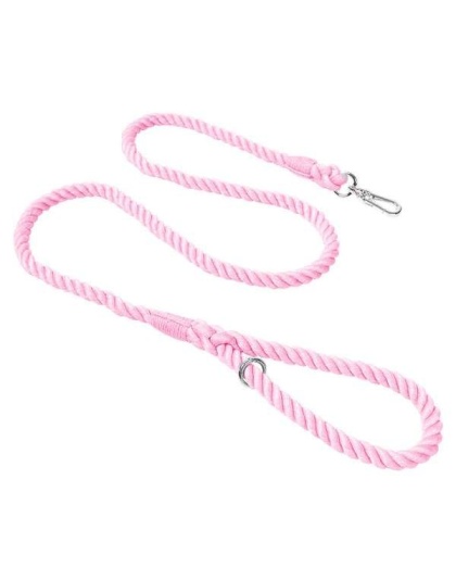 Pink - Rope Leash by Puppy Community