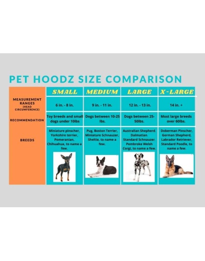 Grey - PET HOODZ DOG HOODIES FOR ANXIETY - Small