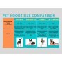 Grey - PET HOODZ DOG HOODIES FOR ANXIETY - Small