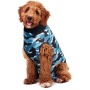 BLUE CAMO - Suitical Dog Recovery Suits - S Plus