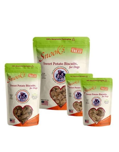 Sweet Potato Dog Biscuits - Small, biscuit-size pieces - 4oz