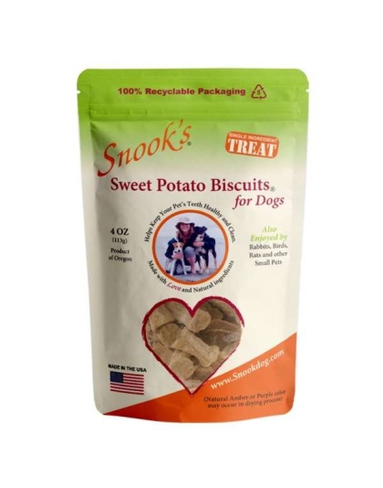 Sweet Potato Dog Biscuits - Small, biscuit-size pieces - 4oz